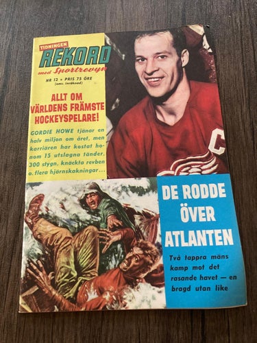 Tidningen Rekord med Sportrevyn nr 12 1964