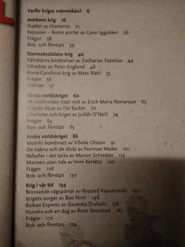 Tema Historia krig av Björn Höglund, Steven Ekholm