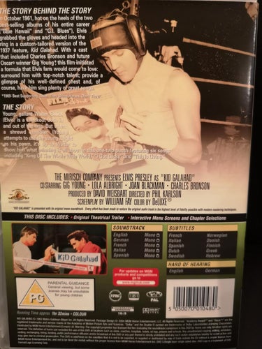 Kid Galahad (1962) Phil Karlson med Charles Bronson, Elvis Presley, Gig Young