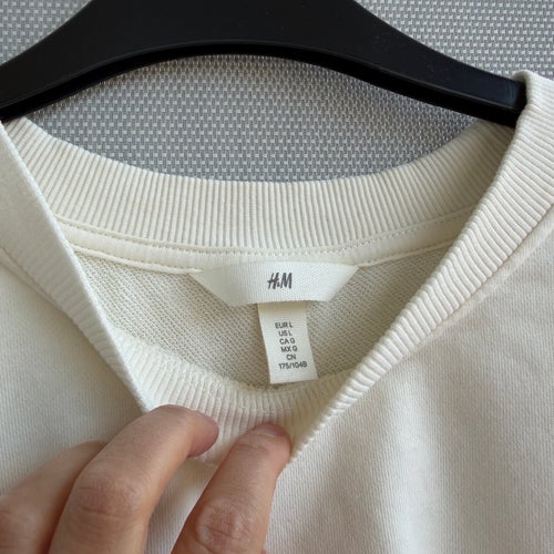 H&M vit tröja, storlek M