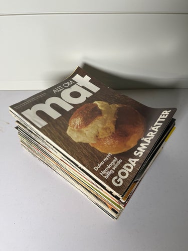 Vintage magasin / Tidsskrifter - Allt om Mat, 1972-1979
