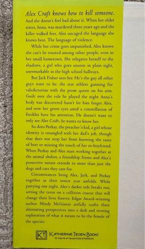 The Female of the Species - Mindy McGinnis - hardcover