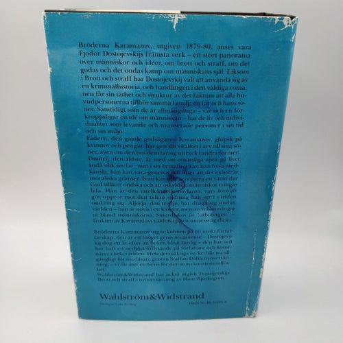 Bröderna Karamazov av Fjodor Dostojevskij - Inbunden
