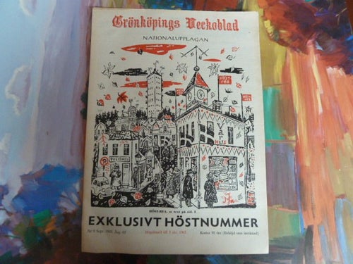GRÖNKÖPINGS VECKOBLAD, 1963 SEPT. NR 9, TIDNING