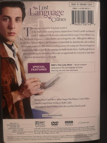 The Lost Language of Cranes (1991) Nigel Finch med Brian Cox, Eileen Atkins.