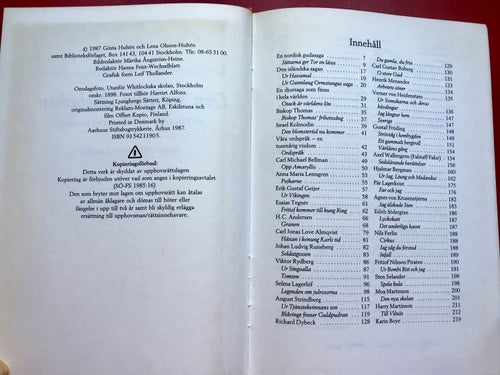 DEN SVENSKA LÄSEBOKEN Antologi för mellanstadiet Gösta Hultén Lena Olsson-Hultén