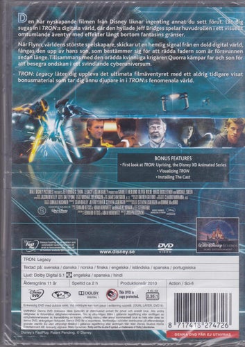 DVD / TRON Legacy / Olivia Wilde, Garrett Hedlund, Michael Sheen/ Ny & Inplastad