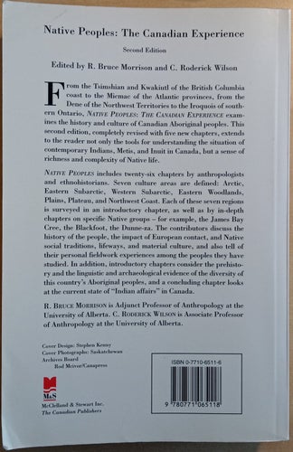 Native Peoples: The Canadian Experience / R. Bruce; Wilson, C. Roderick Morrison