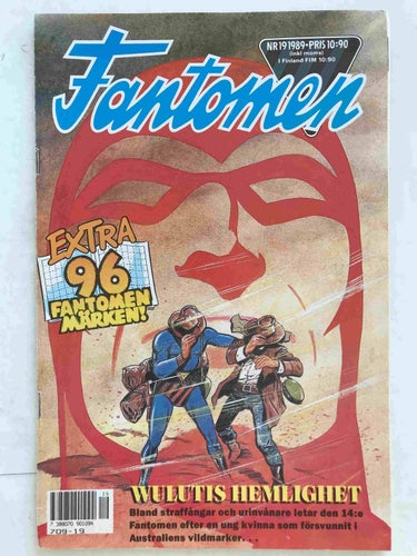 Fantomen - 1989:19 FN med brevmärken