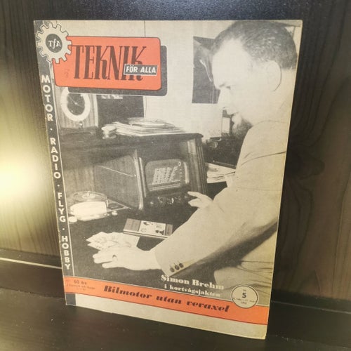 Teknik för Alla, Simon Brehm, nr 5, 1955