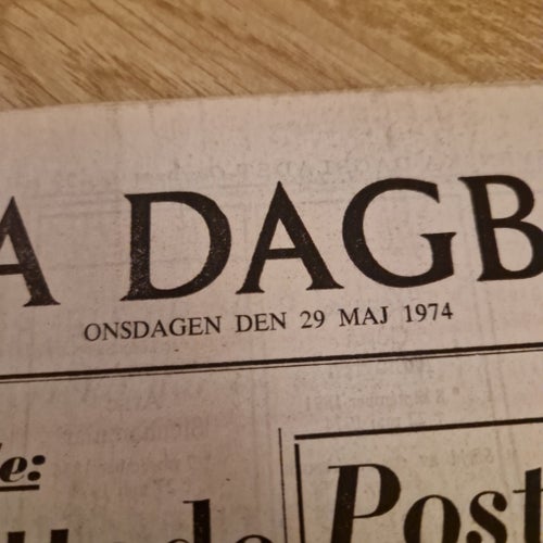 Svenska Dagbladet 29 Maj 1974