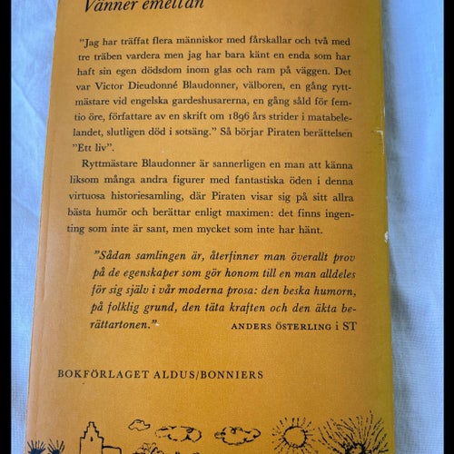 PIRATEN Vänner emellan Fritiof Nilsson Piraten 1965