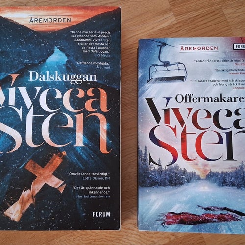 Bokpaket Åremorden del 1-2 av Viveca Sten/ Offermakaren 2021/ Dalskuggan 2022