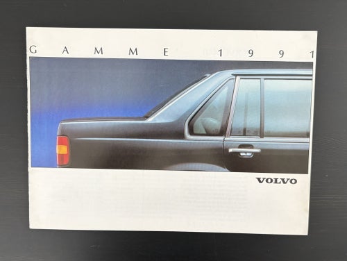 VOLVO broschyr - Årets modeller 1991 - Fransk text -