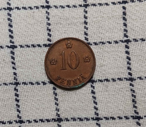 Finland 10 Pennia 1938