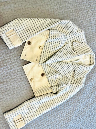 Vintage tweed with leather jacket from Catherine McNeil