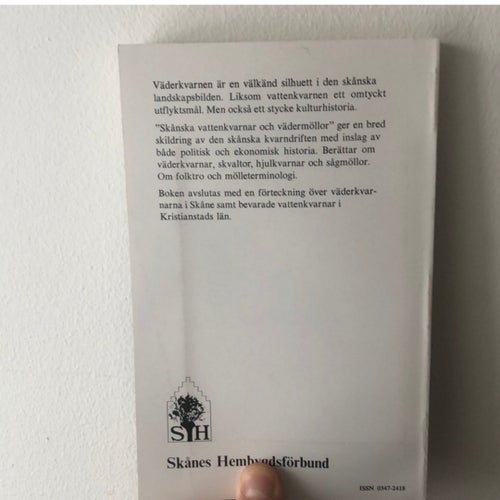 Skånska vattenkvarnar och vädermöller Skånes Hembygds förbund släktforskning