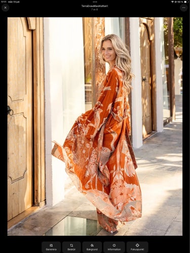 Brahmaki, Terra Dvau Maxi kaftan XXL 140 cm.