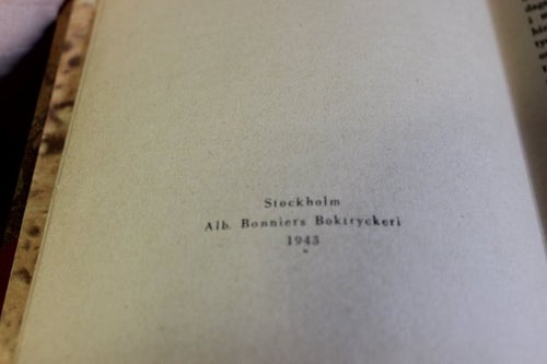 Inbunden bok: Holger Björnssons samvete + Vildkatten (1943)