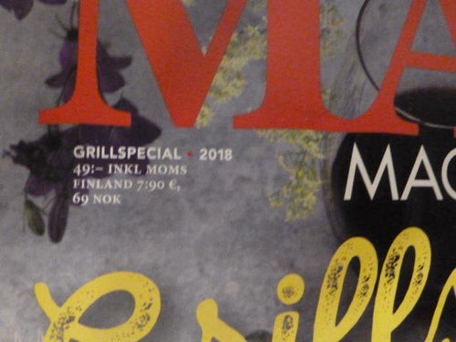 MAT MAGASINET, GRILLSPECIAL - 2018, TIDNING