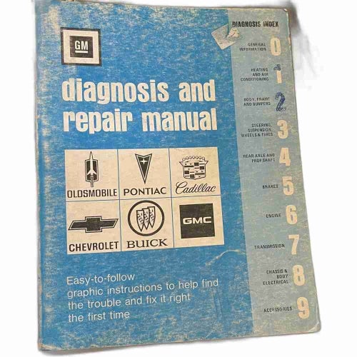 GM GMC diagnosis & repair manual 1977 95sidor Diagnos & reparationshandbok beg