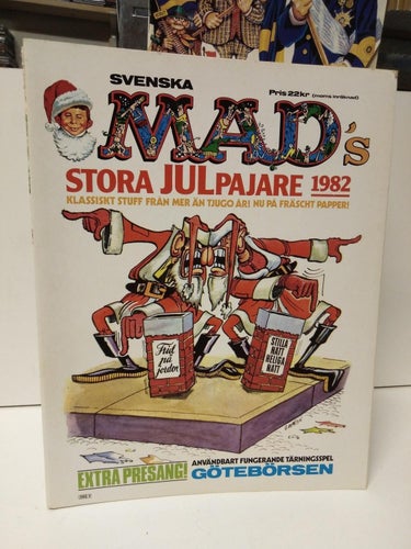Svenska Mad Stora Julpajare 1982. Good Plus
