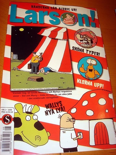 LARSON (svensk) NY OLÄST Nr 5 2008 !!!