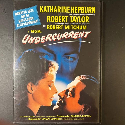 UNDERCURRENT. KATHARINE HEPBURN, ROBERT TAYLOR...DVD DRAMA -46. SVART-VIT