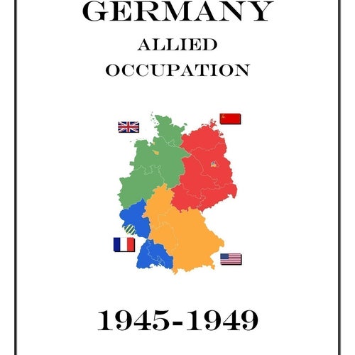 Germany Allied Occupation 1945-1949 PDF STAMP ALBUM INGA FRIMÄRKEN!!