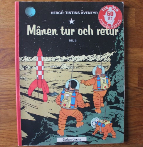 TINTIN 8 Månen tur och retur, del 2 1979