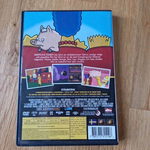 The Simpsons Filmen DVD
