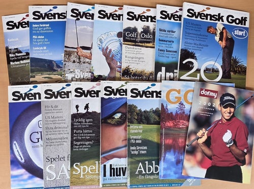 Samling av Svensk Golf tidningar, 2002