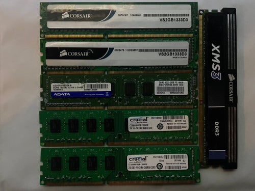 RAM-minnen DDR3 - 6 stickor