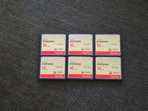 SanDisk Extreme CompactFlash 16 GB minneskort