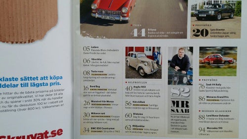 Klassiska Bilar nr 4 2012: BMW Countryman, Ford Anglia, MG Midget, Saab V4 Rally