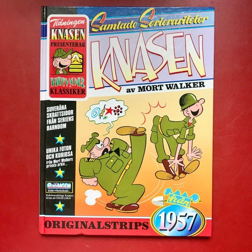Samlade Serierariteter KNASEN Originalstrips från 1957 Mort Walker 1986