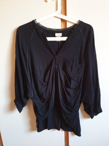 H&M svart blus, storlek 40