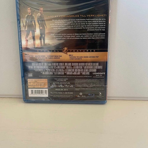 Hunger Games Catching Fire Blu ray Ny och Inplastad!