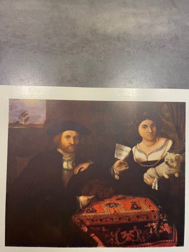 Lorenzo Lotto, Family Portrait, vattentryck från 1956, limiterad upplaga!