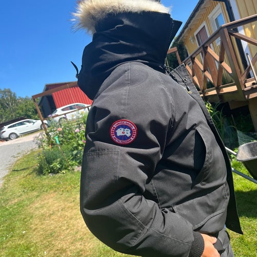 Canada Goose svart vinterjacka, storlek L/G
