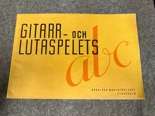 Gitarr och lutaspelets ABC