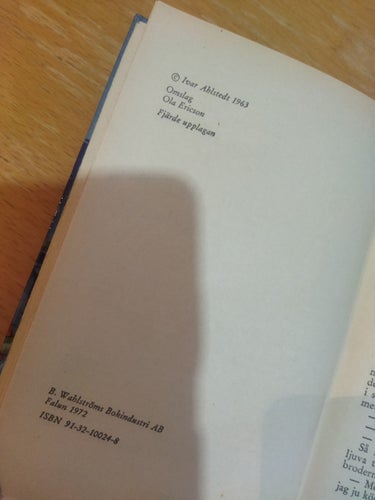 Miljonmysteriet av Sivar Ahlrud, B. Wahlströms 1193, very fine plus
