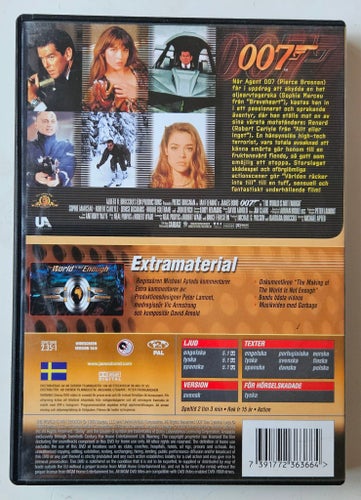 Världen Räcker Inte Till - James Bond 007 DVD