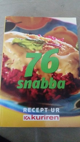 Bok RECEPT 76 snabba recept ICA Kuriren