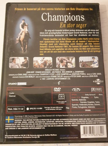 Champions (1984) - John Hurt - DVD