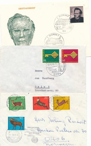 Tyskland - lot FDC och bra brev