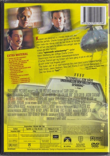 THE ITALIAN JOB - DVD (INPLASTAD)
