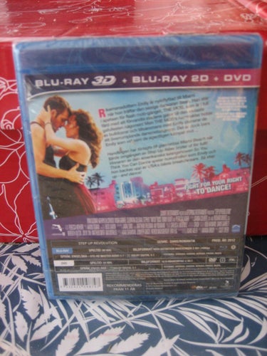 Step Up Revolution ( Blu-Ray 3D + Blu-Ray 2D + Dvd) **Ny Inplastad**