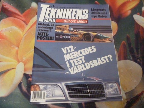 TEKNIKENS VÄRLD, NR 1 - 1992, TIDNING