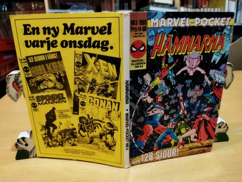 Hämnarna 1985 nr 3 Marvelklubben nr 44. Very Fine plus